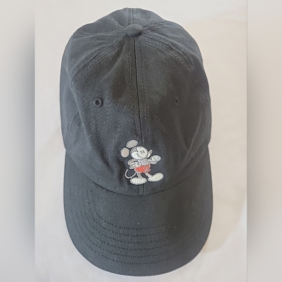 Disney Accessories - Disney Mickey & Friends Hat Cap Black Mickey Mouse Adjustable Adult Gorpcore